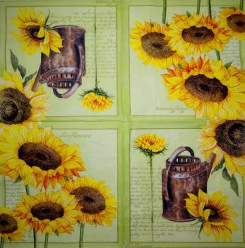 189 Sunflowers - 3-ply - Ambiente